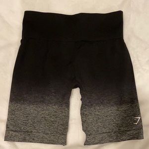 Gymshark black ombré bikers